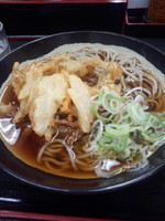 「野菜かき揚天そば350円」@せんねんそば 東武曳舟店の写真