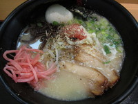 「特製白丸（麺硬め ）880円+α」@IPPUDO NOODLE EXPRESS 蓮田SA店の写真