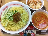 「ざる担々麺＋デザートセット」@スガキヤ 近江八幡イオン店の写真