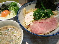 「つけそば￥800＋玉子かけごはん￥200」@中華そば 四つ葉の写真