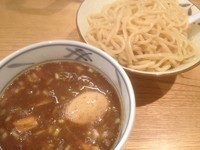 「江戸前つけ麺＋味玉（あつもり、中盛）」@江戸前つけ麺 サスケの写真