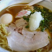 「あごだしらーめん+味玉（限定）750円」@栄昇らーめんの写真