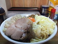 「汁なし ￥750 ニンニク」@中華そば つけ麺 村岡屋の写真