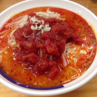 「トマトラーメン+特盛り+チャーシュー増し」@ゆきラーメン 山手の写真
