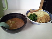 「味噌つけ麺(680円)+大盛り(100円)」@麺屋ゆうの写真