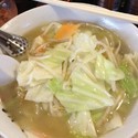 野菜ラーメン　半チャーハン