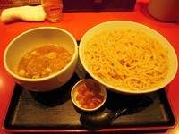 「釜揚げつけ麺（醤油　白麺）＋麺食べ放題」@つけめん工房 浅草製麺所の写真