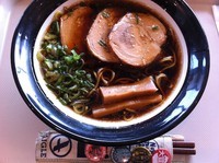 「大阪ブラック チャーシューメン」@金久右衛門 三井アウトレットパーク滋賀竜王店の写真