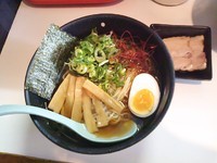 「季節限定 冷しらーめん+チャーハンセット」@熱血らーめん 遊びじゃネェんだよ!の写真