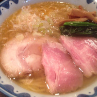 「エビ塩チャーシュー2種+炙りチャーシュー丼(大)」@GANCON NOODLEの写真