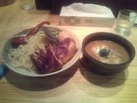 「特製カシューナッツつけ麺」@中華蕎麦 つけ麺 五味五香の写真