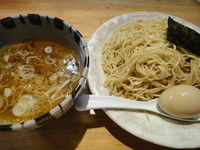 「【季節限定】つけそば・しお・大盛＋味付たまご」@支那そば なかじまの写真