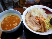 「煮干し入れすぎちゃって…2013猛暑　煮干し辛味噌つけ麺」@味噌麺処 花道庵の写真