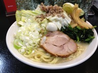 「豚骨ラーメン塩¥700+大盛¥150+キャベチャ¥200」@横浜ラーメン 麺壱家の写真