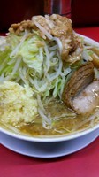「特大ラーメン(ヤサイ、ニンニク、アブラ）」@ラーメン二郎 大宮店の写真