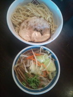 「野菜つけ麺　大盛り無料」@麺屋あらき竈の番人 東金店の写真