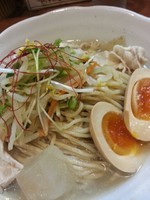 「ゆず香る冷やしタンメン900円+味玉100円」@麺処 びぎ屋の写真