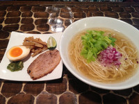 「【活龍本店一日昼夜10食限定】純鯛にぼし 700円」@つけめん・らーめん活龍 本店の写真