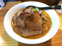 「濃厚カレーらーめん+チャーシュー」@武将の写真