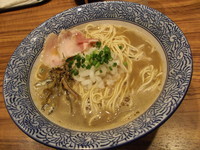 「イブ庵×××煮干中華ソバ（限定）+和え玉」@煮干中華ソバ 宮庵の写真