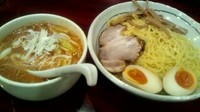 「辛味噌つけ麺 大盛 ￥750」@味噌や 魚らん坂 末広町店の写真