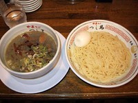 「つけ麺中盛り750円＋ゆで玉子50円」@中華そば つし馬の写真