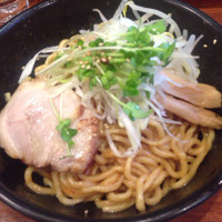 「みそ油そば+大盛り+セット」@麺屋 天王 二号店の写真