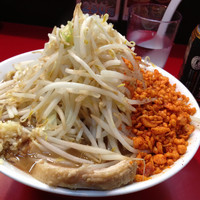 「ラーメン 辛揚げ ニンニク少し 麺固め」@千里眼の写真