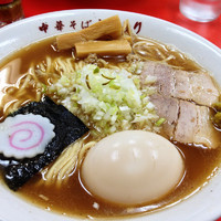 「中華そば 味玉 麺カタメ 柚子胡椒」@中華そば ふくもりの写真