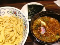 「つけ麺(浅草開花楼・ちー麺)260g」@麺座でん あねっくすの写真