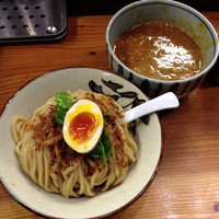 「トマトカレーつけ麺（並２４０ｇ）　￥９００」@銀座 朧月の写真