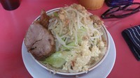 「ラーメン ヤサイ、ニンニクマシマシ、アブラ」@ラーメン二郎 大宮店の写真