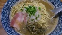 「イブ庵XXX煮干中華そば（￥８００＋１５０）」@煮干中華ソバ 宮庵の写真