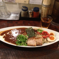 「油そばカレー（月曜日限定）」@麺や 庄のの写真