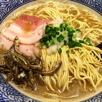 「イブ庵×××煮干中華ソバ+和え玉（８／18限定）」@煮干中華ソバ 宮庵の写真