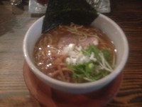 「正油そば」@秋刀魚中華そば 生粋の写真