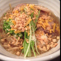 「3種のチーズ混ぜそば+ライス」@東京駅 斑鳩の写真