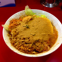 「大豚冷しまぜそば大盛＋チーズ＋魚粉」@ジャンクガレッジ 東大宮店の写真