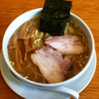 「らー麺   徳丸（中250g）750円」@煮干そば とみ田の写真
