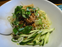 「【期間限定】辛肉まぜそば・大盛」@上州地鶏ラーメン 翔鶴の写真