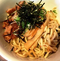 「煮干しまぜそば（塩）」@麺や Bar 渦の写真