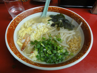 「海老塩ラーメン（白麺）」@八八ラーメンの写真