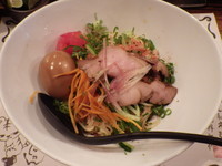 「えび香る冷やし和え麺・大盛」@麺場 浜虎 横浜店の写真