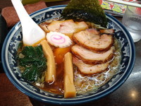 「中盛りチャーシュー麺固め1100円」@白河中華そば 弘流の写真