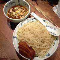 「角煮つけ麺（大：３００ｇ）　￥８００」@創始麺屋武蔵の写真