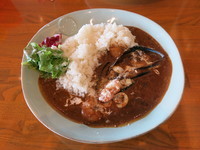 「激辛！シーフードカレー：1449円」@The Verandaの写真