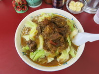 「どてのせ らぁ麺（限定１０食）：650円」@波（シー） 千住店の写真