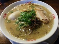 「らー麺＋味玉：クーポン券　＋替え玉」@きまぐれ八兵衛 安曇野本店の写真