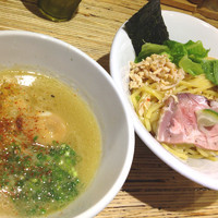 「塩つけそば（750円）」@NOODLE STOCK 鶴おかの写真