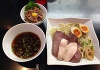 「【コラボ限定100食】特製つけ麺＋ご飯物　1500円」@牛骨らぁ麺 マタドール 本店の写真